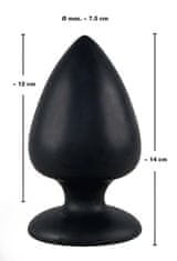 Black Velvets Velký Anální Kolík Plug Silikonový Špunt 14Cm