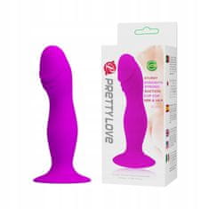 PRETTY LOVE Anální Dildo Realistické Zátka Přísavka 16Cm