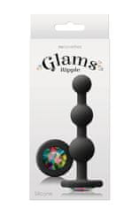 NS Novelties Glams Ripple Rainbow Gem Černý