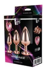 Dreamtoys Sada Zástrček Gleaming Love Rose Gold