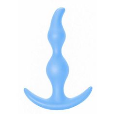 Lola Toys Plug-Bent Anal Plug Modrá