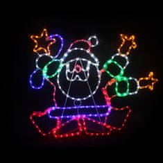 ACA Lightning  LED vánoční tančící Santa 288 LED/50W/230V/IP44