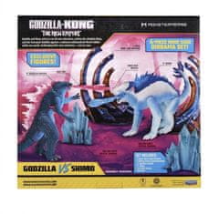 PLAYMATES TOYS Monsterverse Godzilla vs Kong The New Empire figurka Godzilla vs. Shimo 2 Pack s doplňky 15cm