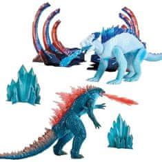 PLAYMATES TOYS Monsterverse Godzilla vs Kong The New Empire figurka Godzilla vs. Shimo 2 Pack s doplňky 15cm