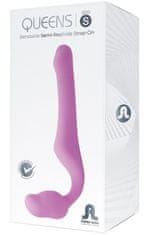 PRETTY LOVE Voděodolný Strap -On Silikonové Dildo 18,4 Cm