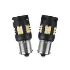 Stualarm LED BA15S bílá, 12V, 30LED 3020SMD (95BR-BA15S-02w) 2 ks