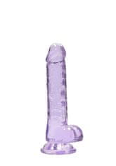 PRETTY LOVE Dildo S Přísavkou Realistické Žilnaté 19 Cm