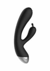 PRETTY LOVE E-Stimulation Rabbit Vibrator - Black