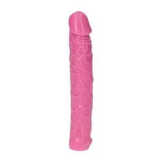 PRETTY LOVE Dildo Žilnaté Růžové Voděodolné Gumové 16,5 Cm