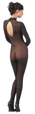 PRETTY LOVE Catsuit Bodystocking Síťovina Otevřený Krok M/L