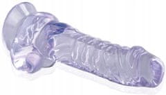 PRETTY LOVE Realistické Průhledné Dildo Přísavka 18Cm