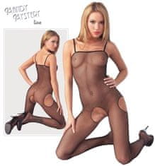 PRETTY LOVE Erotická Síť Bodystocking Otevřený Krok L/Xl