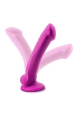 PRETTY LOVE Hladké Silikonové Dildo S Přísavkou 16,5 Cm