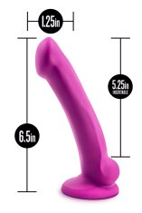 PRETTY LOVE Hladké Silikonové Dildo S Přísavkou 16,5 Cm