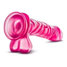 Blush Dildo- B Yours Basic 8 Pink