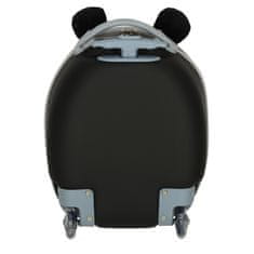 Ikonka Cestovní kufr pro dětská příruční zavazadla na kolečkách tučňák