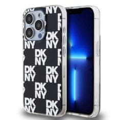 DKNY Checkered Pattern kryt pro iPhone 15 Pro Černá