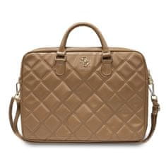 Guess 4G Quilted brašna na MacBook 15/16" Hnědá