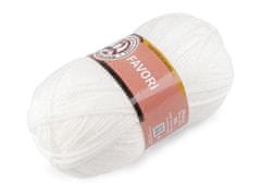 Kraftika 1ks (111) off white pletací příze favori 100 g, pletací