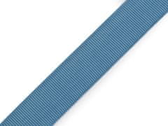 Kraftika 18m 3 modrá jeans pruženka s rypsovým vzorem / ramínková
