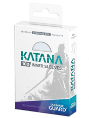 Ochranné obaly na karty Ultimate Guard - Katana Inner Sleeves Standard Size Transparent (100 ks)