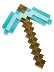 Replika zbraně Minecraft - Diamond Pickaxe (40 cm)