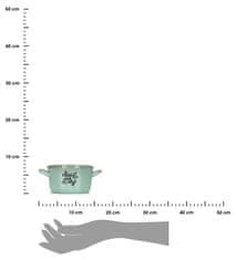 Dekorstyle Kameninová polévková miska Freedom 500 ml zelená
