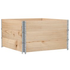 Petromila Zahradní truhlík 100 x 100 cm masivní borové dřevo