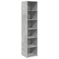 Vidaxl Skříň highboard betonově šedá 40 x 41 x 185 cm kompozitní dřevo