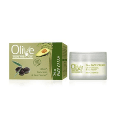 Minoan Life OLIVE 24h krém na obličej Avokádo a Motar přímořský 50 ml