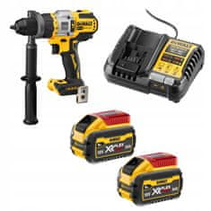 DeWalt Rázový šroubovák DEWALT 126Nm BL DCD999N+ XR nabíječka + 2 aku 9Ah DCB47