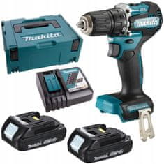 Makita 18V 2x2Ah dvourychlostní šroubovák 40Nm LXT BL XPT MakPac Makita DDF487RAJ