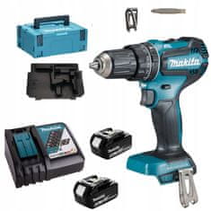 Makita Makita DHP485RTJ 18V 50Nm BL LXT rázový šroubovák, 2 rychlosti