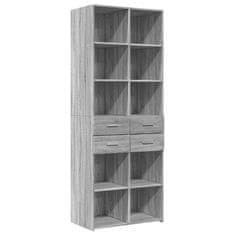 Vidaxl Skříň highboard šedá sonoma 70 x 42,5 x 185 cm kompozitní dřevo