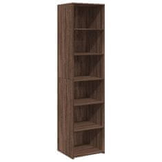 Vidaxl Skříň highboard hnědý dub 45 x 41 x 185 cm kompozitní dřevo