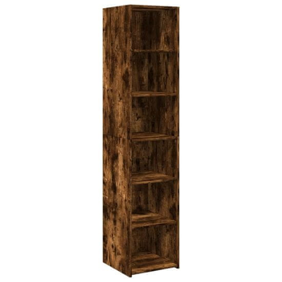 Vidaxl Skříň highboard kouřový dub 40 x 41 x 185 cm kompozitní dřevo