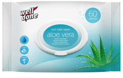 Edeka Well done Vlhčený toaletní papír aloe vera 60 ks