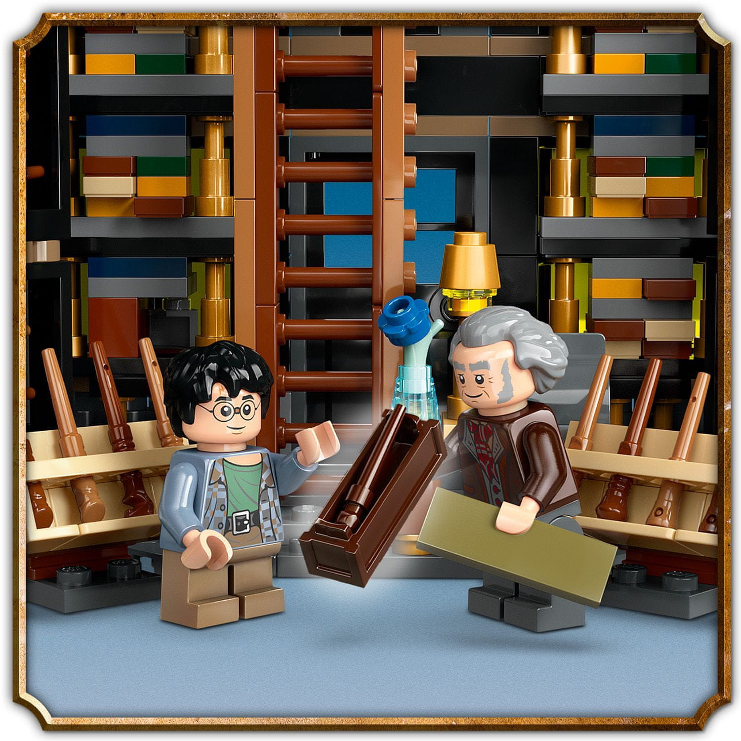 LEGO Harry Potter 76439 Ollivanderův obchod a Obchod madame Malkinové