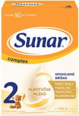 Sunar Complex 2 pokračovací kojenecké mléko 600 g