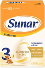 Sunar Complex 3 batolecí mléko 600 g