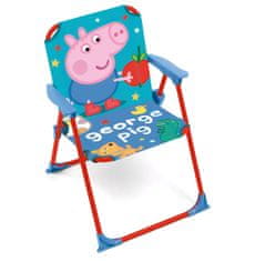 EXCELLENT Kempingová židle Hasbro modrá - Prasátko Peppa/George