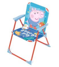 EXCELLENT Kempingová židle Hasbro modrá - Prasátko Peppa/George