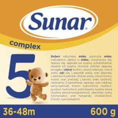 Sunar Complex 5 dětské mléko 600 g