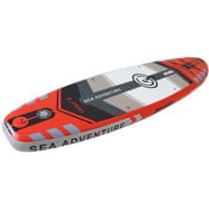 Paddleboard ENERO 320x76x15 cm, do 145 kg, laminovaná PVC deska 2500g/m², shark V-027
