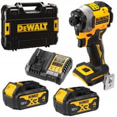 DeWalt Akumulátorový šroubovák DeWALT DCF850M2 18V 3-rychlostní 2x4Ah, 206Nm 1/4''