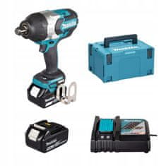 Makita Rázový klíč 18V 3/4" 2x5Ah 1250Nm Makita DTW1001RTJ