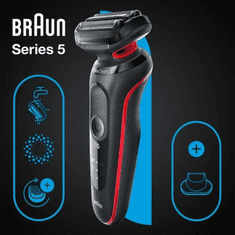 Braun Braun Series 5 51-R1200s Red