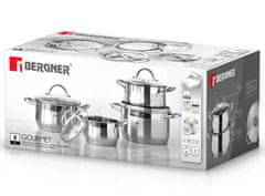 Bergner Sada nádobí nerez 8 ks Gourmet BG-6523