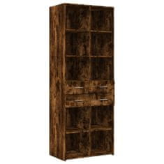 Vidaxl Skříň highboard kouřový dub 70 x 42,5 x 185 cm kompozitní dřevo