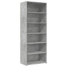 Vidaxl Skříň highboard betonově šedá 70 x 41 x 185 cm kompozitní dřevo